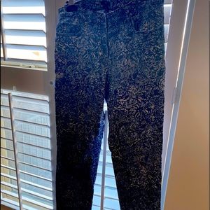 H&M denim size 8 with white pattern